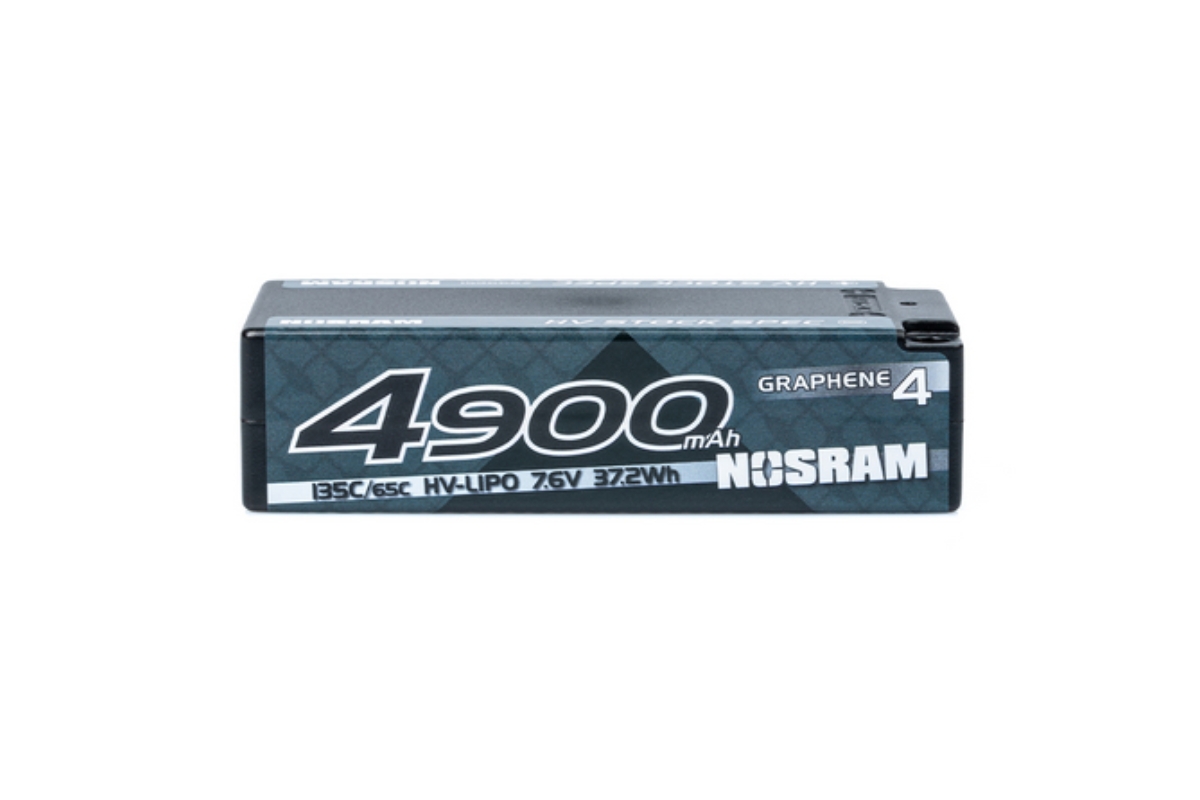 HV Stock Spec Shorty GRAPHENE-4 4900mAh Hardcase Akku - 7.6V LiPo - 135C/65C