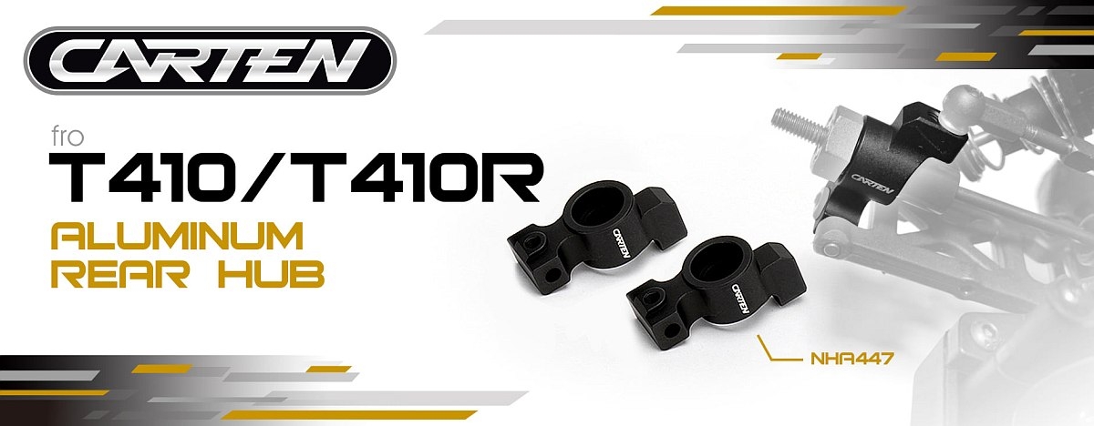 CARTEN hliníkové zadní náboje, 2 ks.