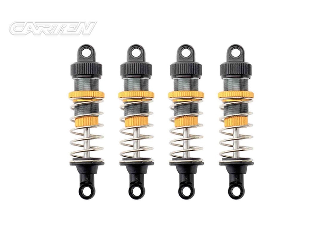 CARTEN Sada hliníkových olejových tlumičů Rally 65mm, 4 ks.