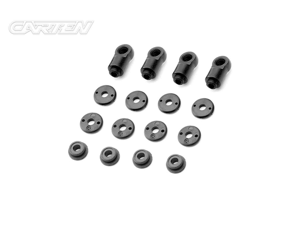 CARTEN Sada hliníkových olejových tlumičů Rally 65mm, 4 ks.