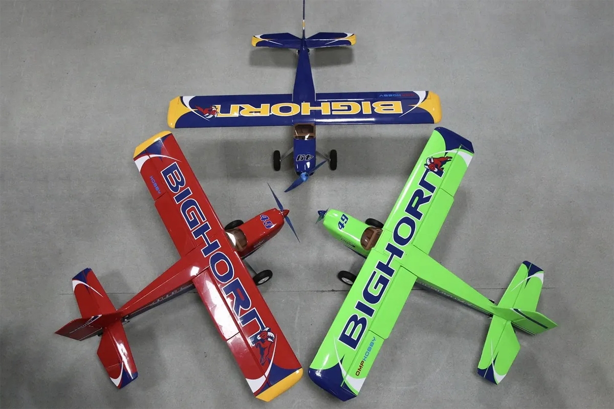 49" Bighorn Pro ARF (klapky) - modrá 1,24m