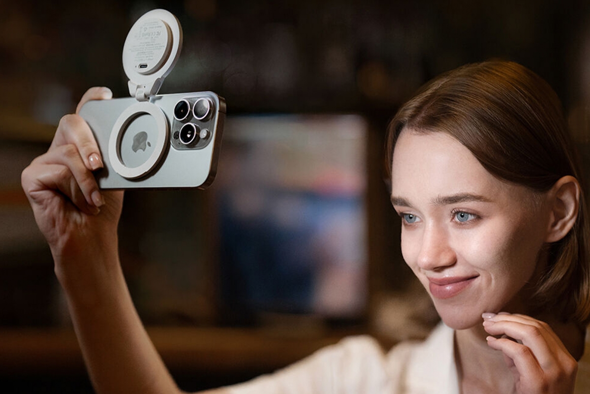 PGYTECH - MagGlow přídavné světlo pro telefon (černá)