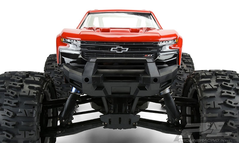 Karoserie čirá, předříznutá, 2019 Chevy Silverado Z71 Trail Boss pro TRAXXAS X-MAXX