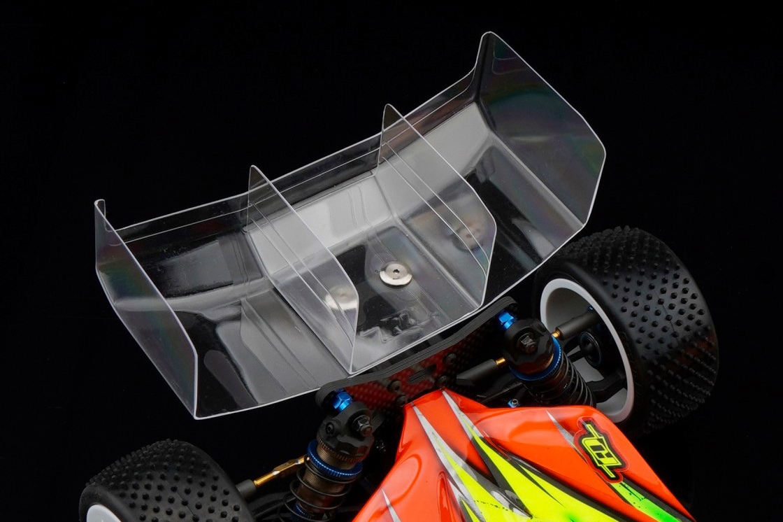 Revolution Design 1/10 Buggy křídlo s vysokým přítlakem, předříznuté