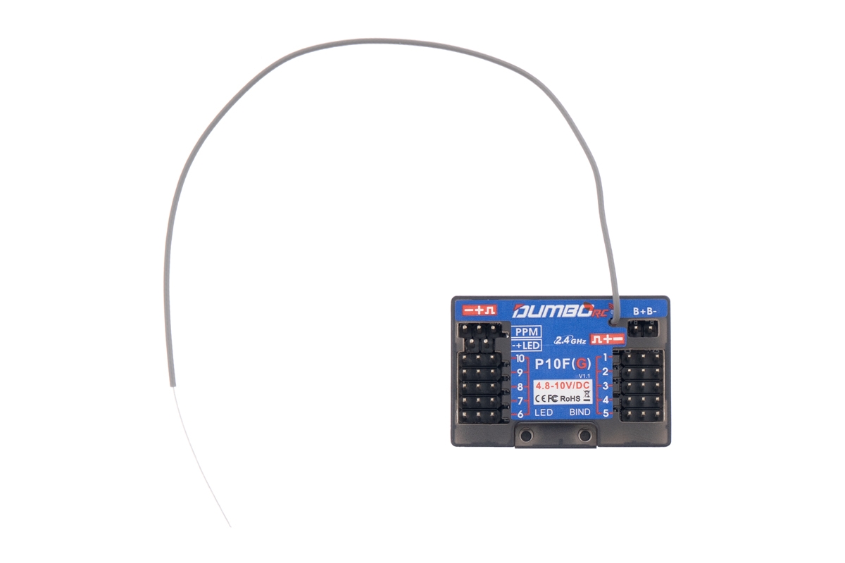 Vysílač Dumbo RC DDF-350 10CH s přijímačem,
