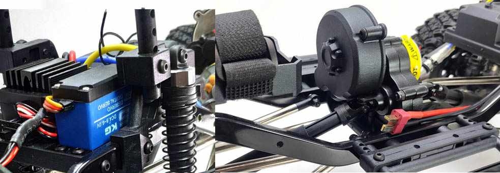 DEFIER V2 1/10 sada 2,4GHz, Červená