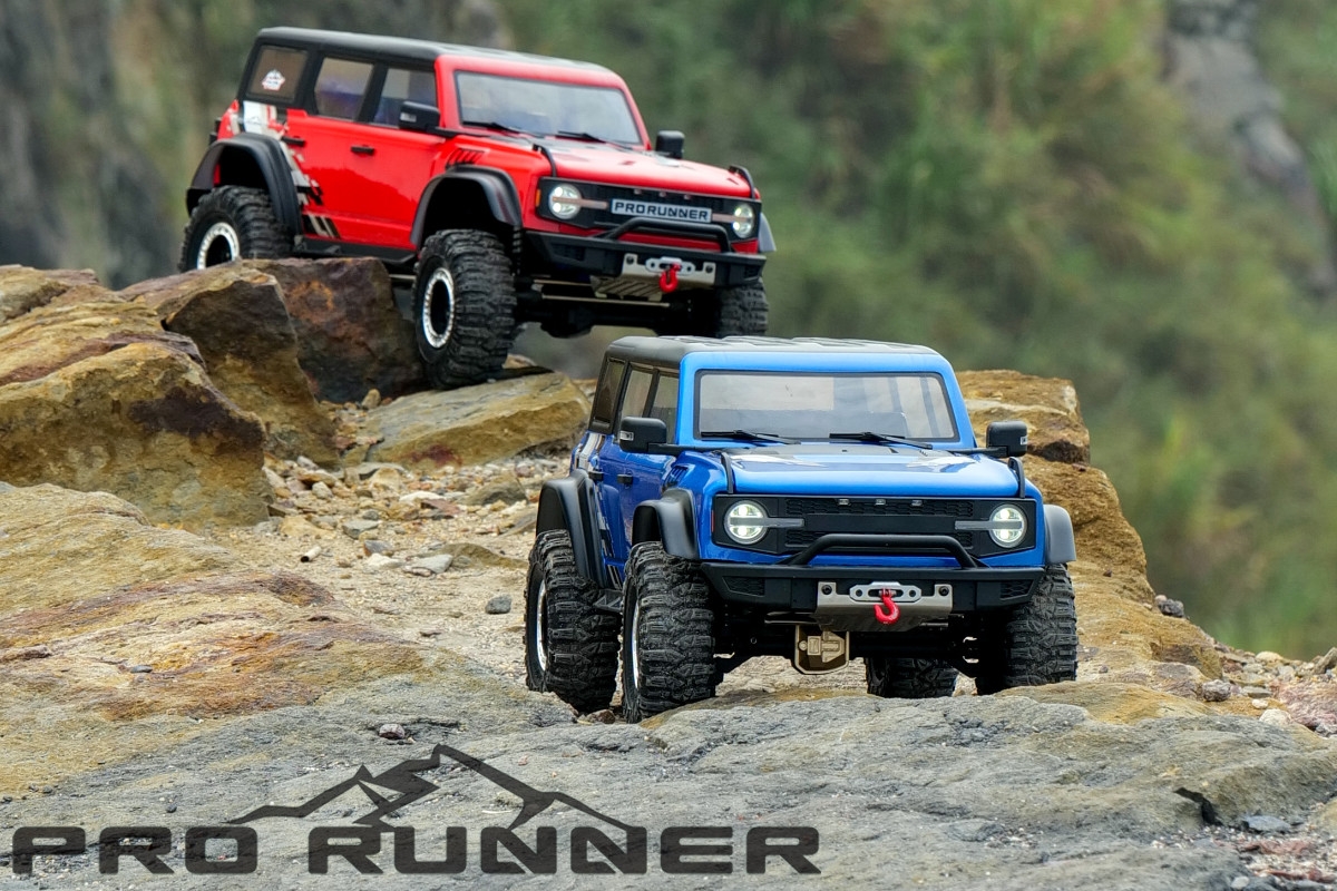 PRO RUNNER 1/10 sada 2,4GHz, Červená