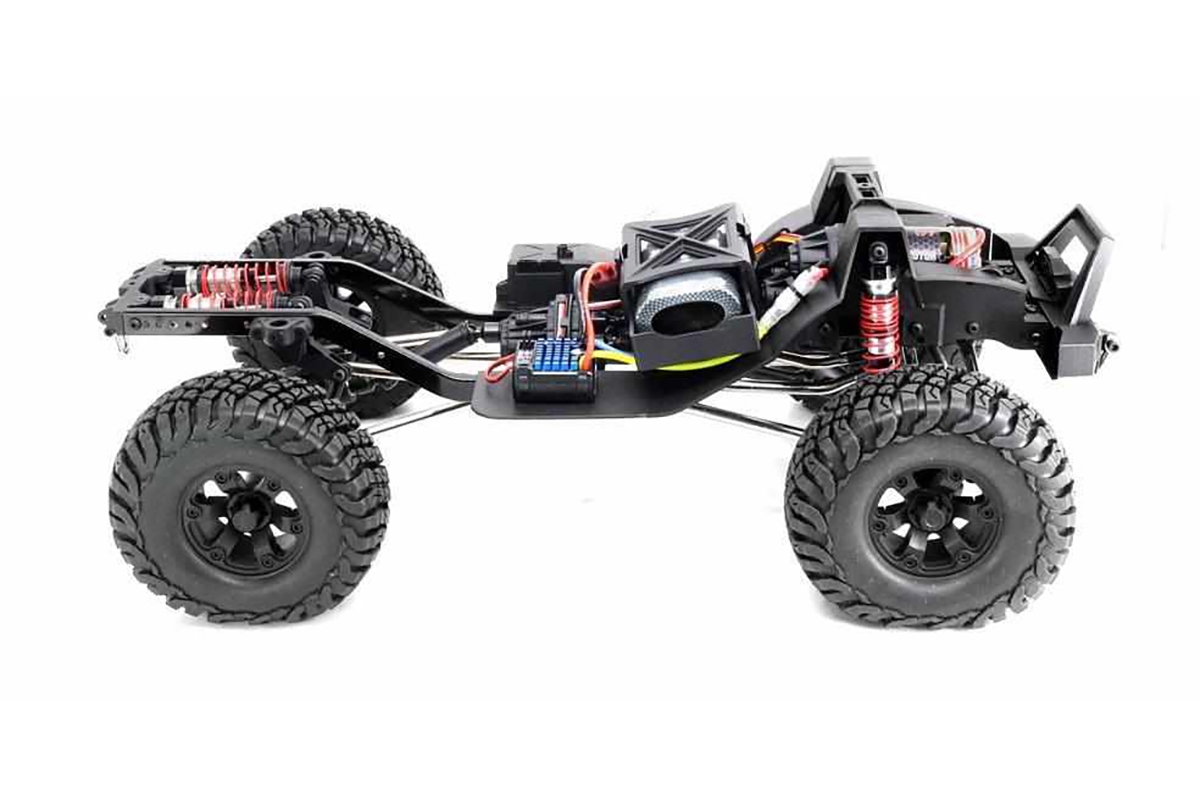 CRUSHER 1/10 sada 2,4GHz, Červená