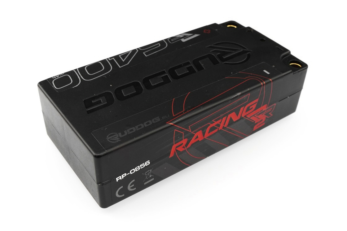 RUDDOG Racing RR2 6400mAh 150C/75C 7.6V 25mm Short Stick Pack LiPo-HV akumulátor