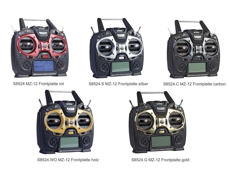 MZ-12 přední čelo, vypínač - (imitace dřeva),