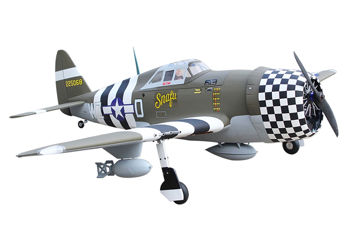 P-47G Thunderbolt Snafu 1,6m (Zatahovací podvozek)