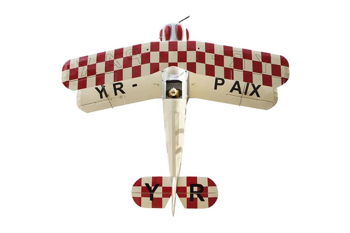 Bücker Bü-133 "Jungmeister" 1,65m Červeno/Krémový