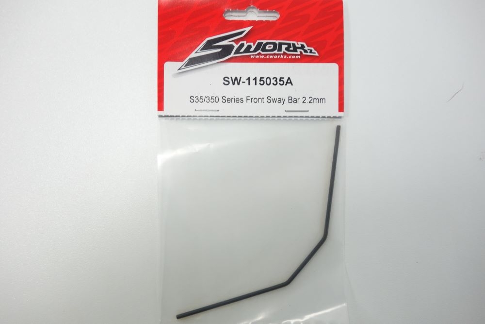 SWORKz ocelový přední stabilizátor 2,2mm, 1 ks.