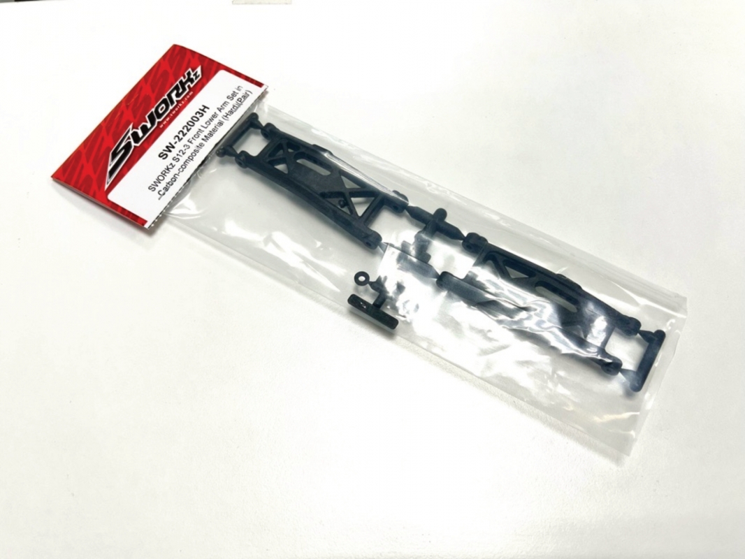 S12-3 Přední spodní ramena zavěšení Pro-composite (Tvrdá) (2 ks)