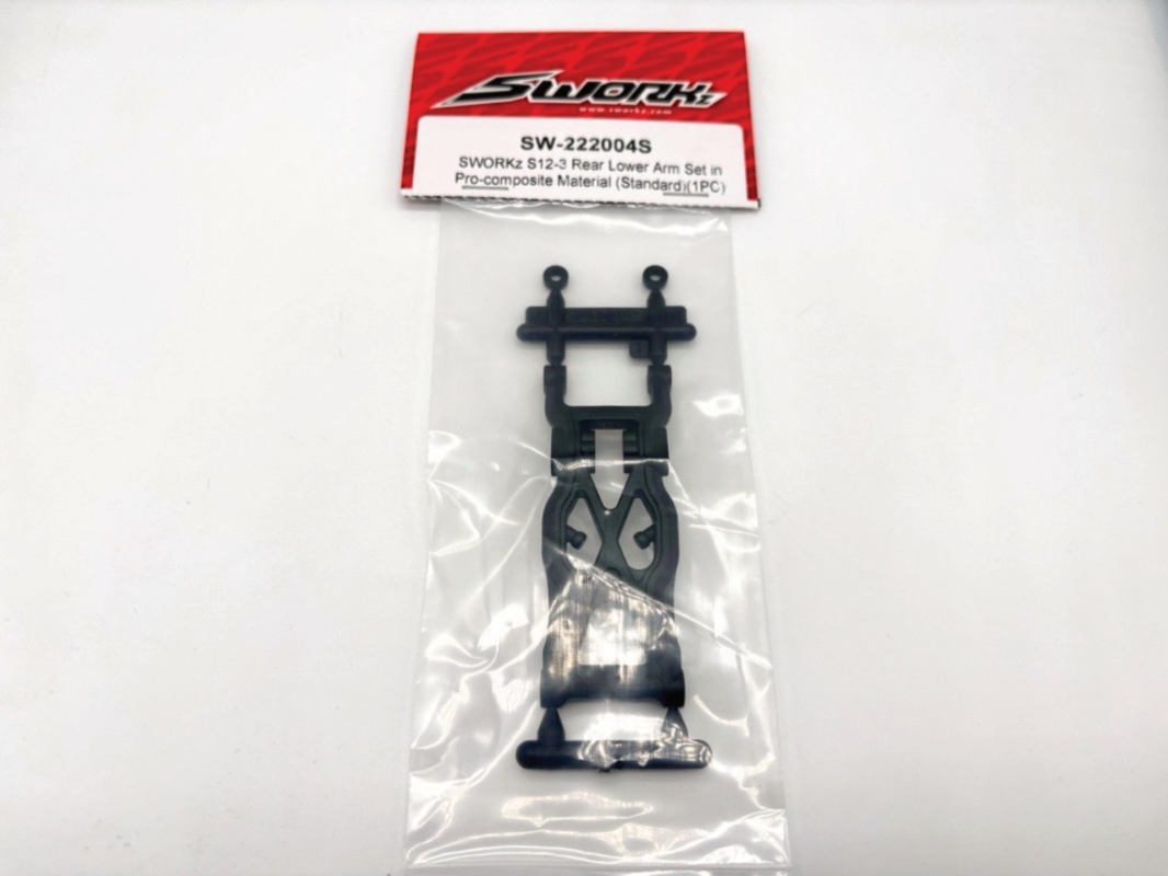 S12-3 Zadní spodní rameno zavěšení Pro-composite (Standard) (1 ks)