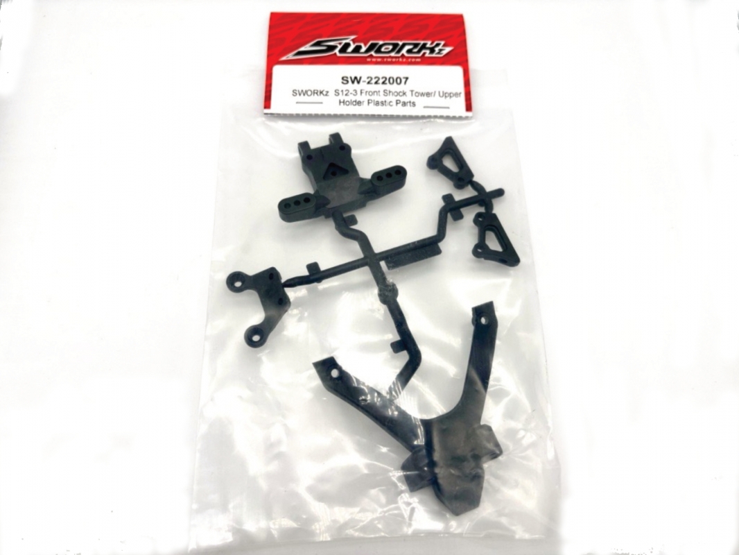 S12-3 Plastové díly přední věže tlumičů a horního držáku