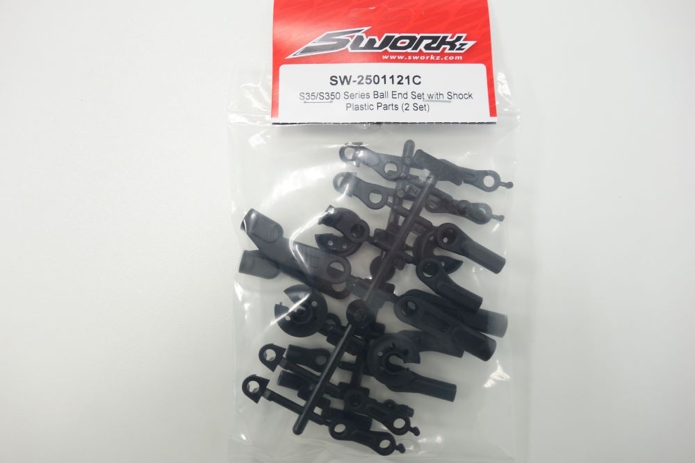 SWORKz plastové kloubky a díly tlumičů/ramne/řízení S35/S350, 1 sada