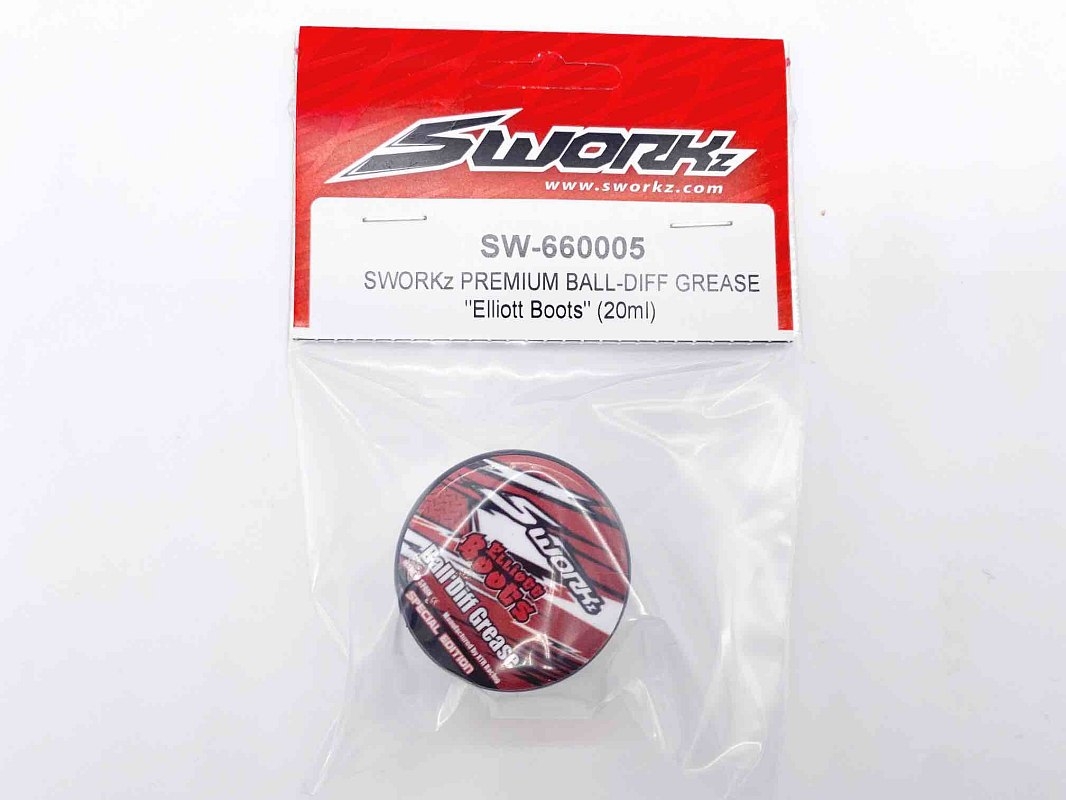 SWORKz Premium mast pro kuličkové diferenciály "Elliott Boots" 20ml, 1 ks.