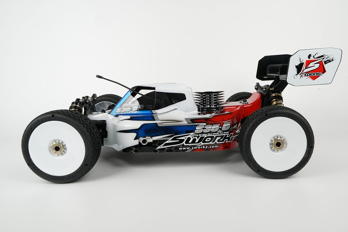 SWORKz S35-5 1/8 PRO Nitro Buggy stavebnice