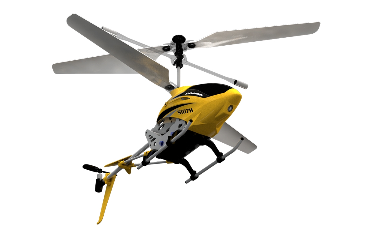 S107H - 3-kanálový mikrovrtulník(žlutý)
