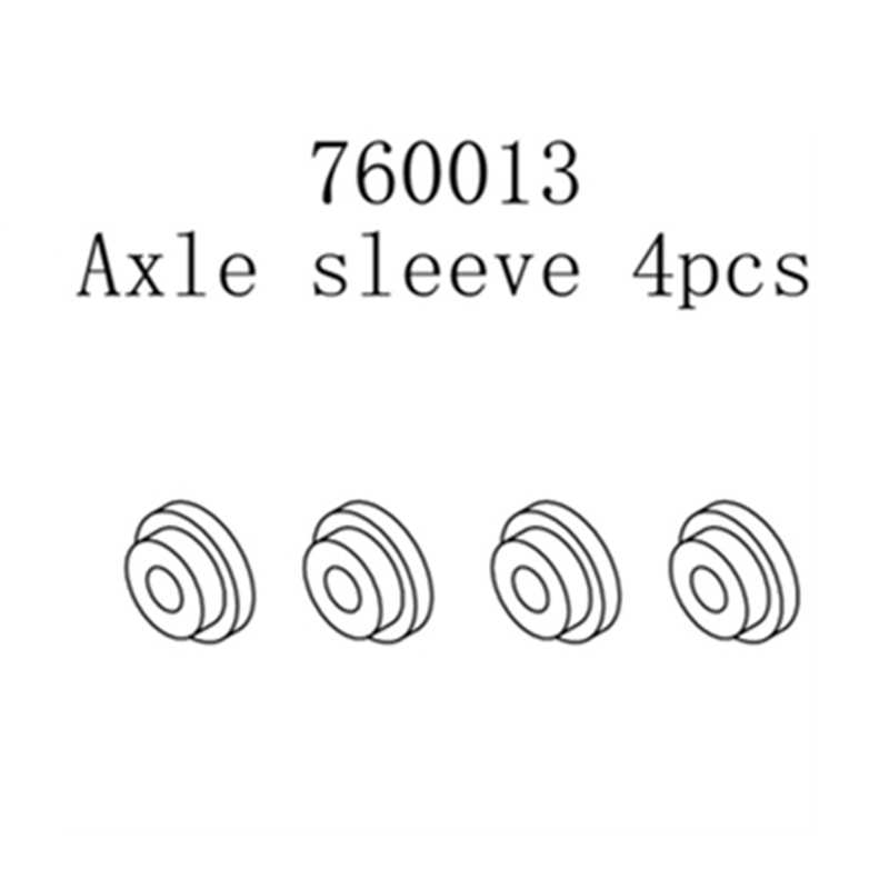 Turbo Racing zadní kluzná ložiska, 4 ks.