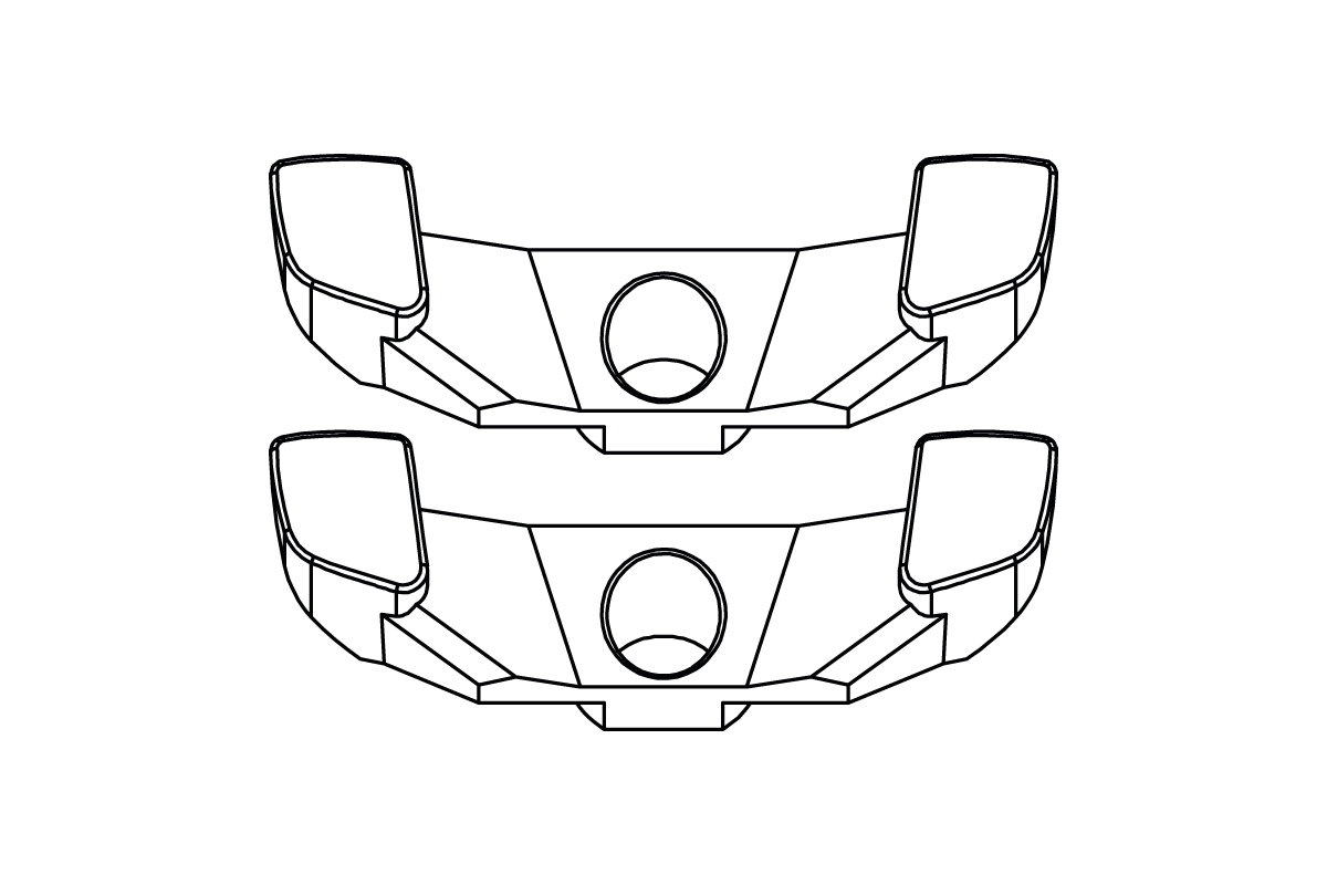 Turbo Racing přední světla C71 2ks