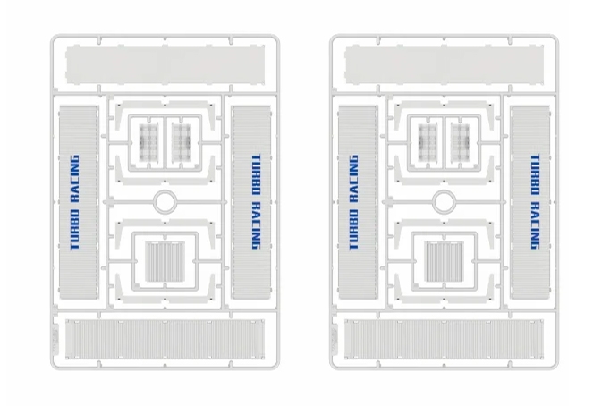 Turbo Racing Kontejner přívěsu C50 bílý 1 ks