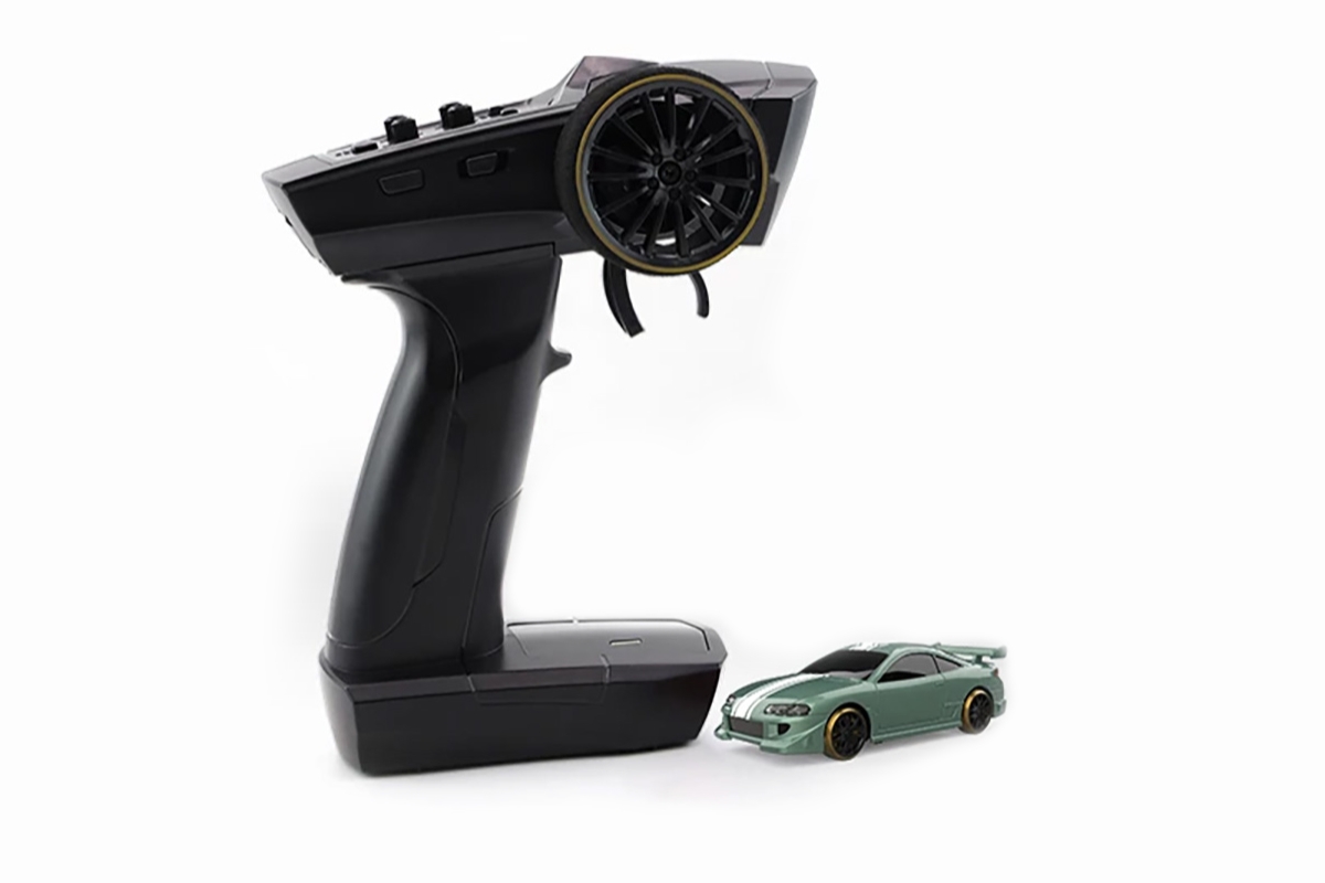 1/76 C62 DRIFT RC Car RTR (zelená s pruhem)