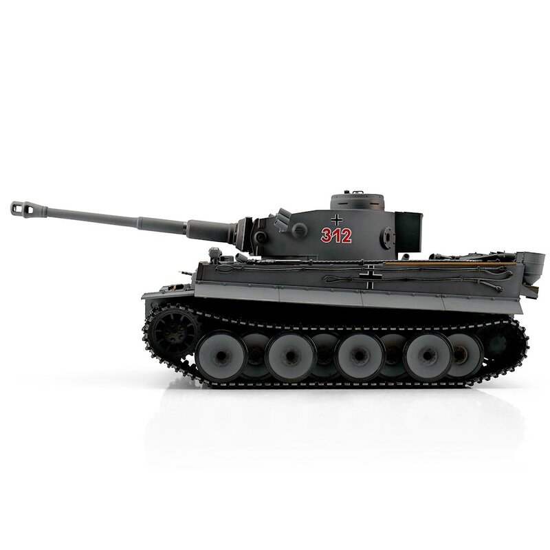 TORRO tank 1/16 RC Tiger I dřívější verze šedá IR