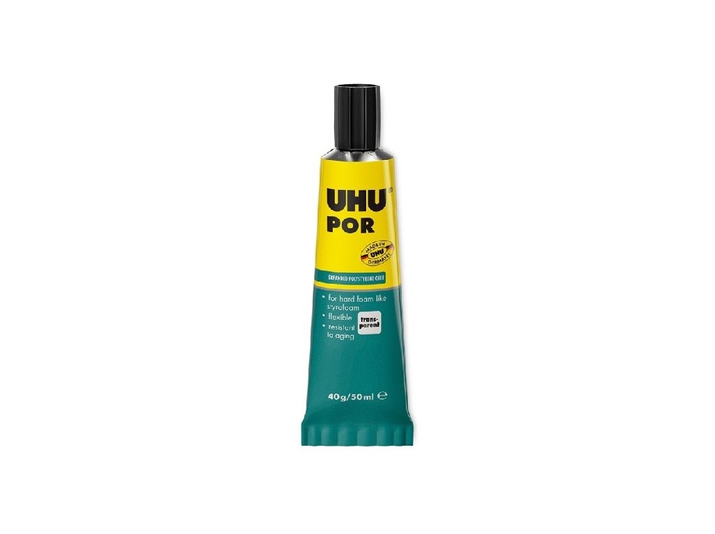 UHU POR 50ml/40g kontaktní lepidlo na pěnový polystyren,