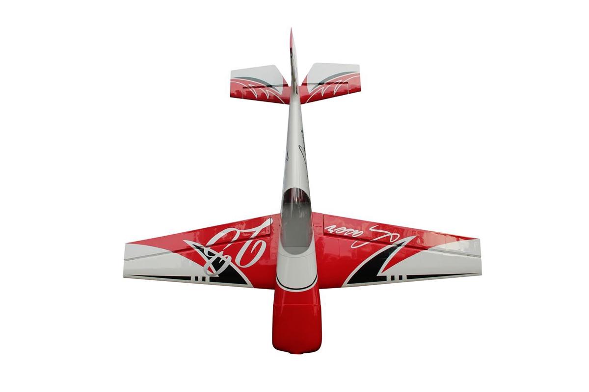 88" Laser 2240mm 60cc Červeno-Bílý - Rozbalený