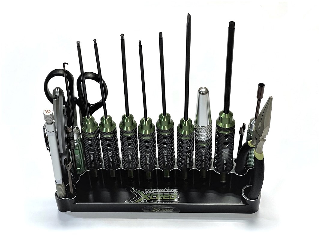 XCEED hliníkový stojánek na nářadí střední