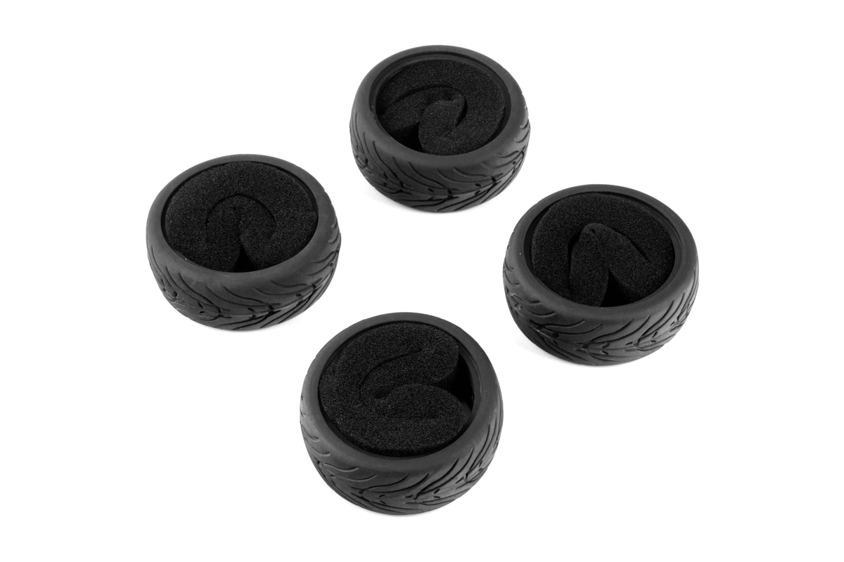 Pneumatiky guma 1/10 silniční, 4ks