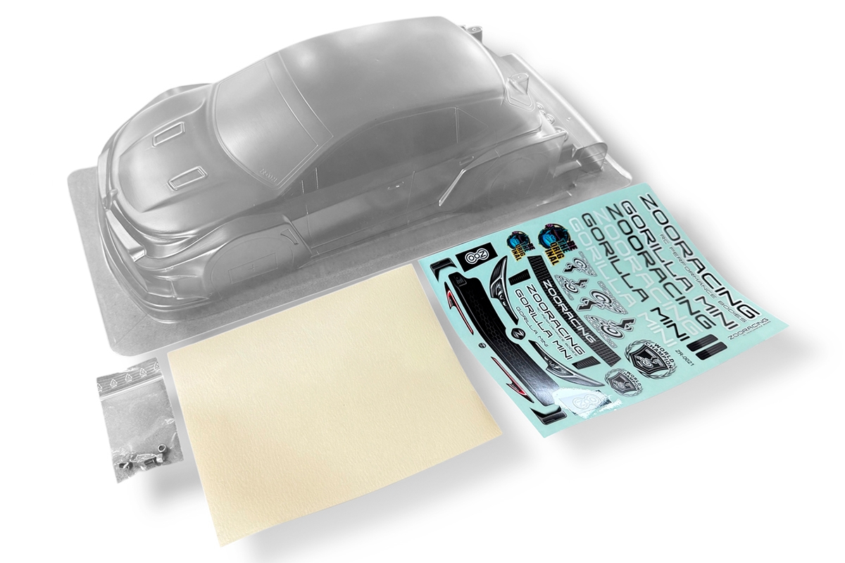 Karoserie čirá Gorilla MINI M-chassis touring car - 0,7 mm