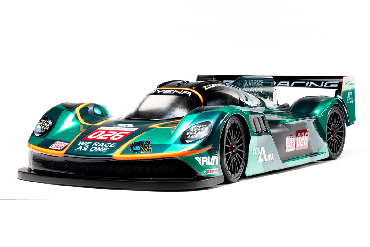 Karoserie čirá Hyena 190mm Hyper Car - 0,7mm